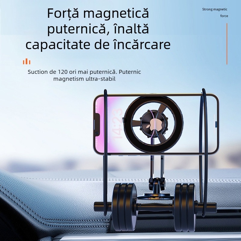 cindry Suport auto magnetic retractabil pentru bord cu MagSafe, montaj cu adeziv, compatibil cu panoul de instrumente, utilizare generală, personalizare la cerere