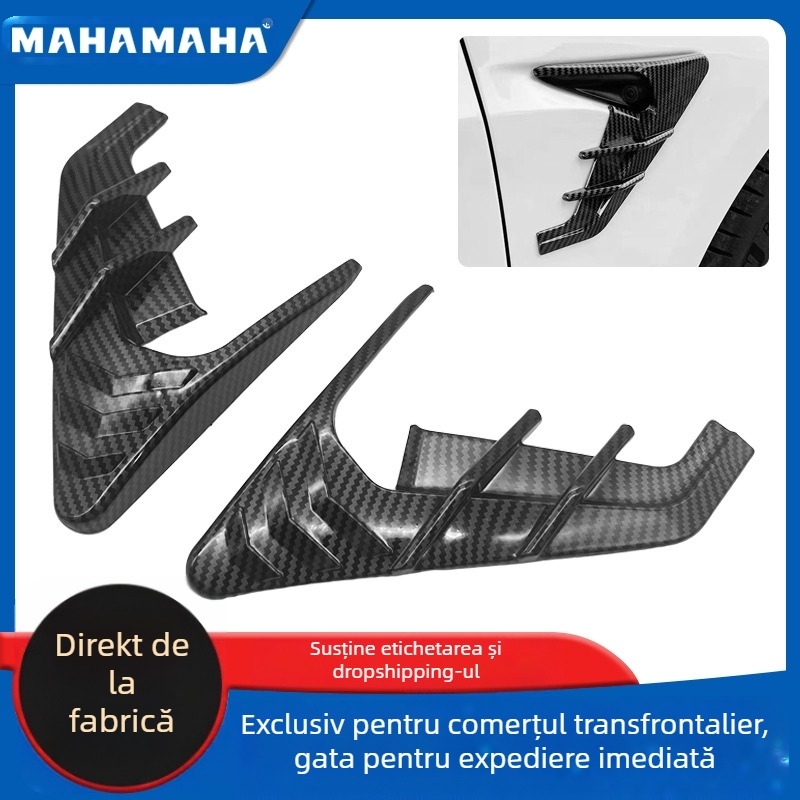 Capac decorativ pentru cameră pentru Tesla Model 3 și Model Y — material ABS, element decorativ, compatibil cu modelele generale