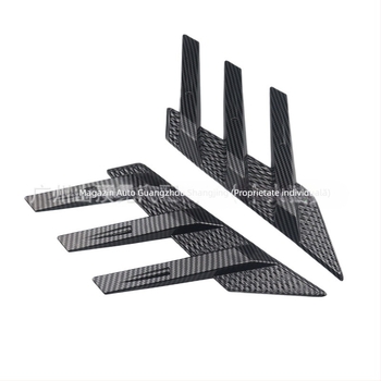 SDJ spoiler lateral universal pentru geamul spate, autocolante decorative din fibră de carbon