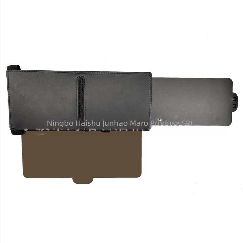 Vizor telescopic pentru mașină, reglabil anti-strălucire, tip fermoar, piele PU cu placă PC/PP, 280 g