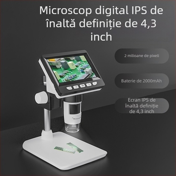 Microscop digital, mărire 1000x, modelul 307C, pentru testări industriale și întreținerea instrumentelor
