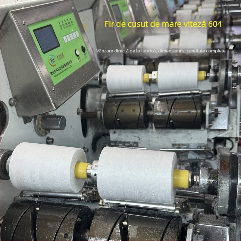 Ață de cusut din poliester, viteză mare, pentru genți, textile, jucării, curele textile și cusut industrial