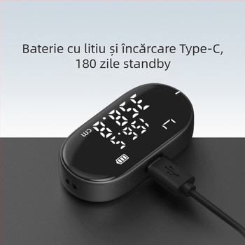 Duke Q2 ruletă electronică pentru măsurarea suprafețelor curbate, cu memorie și Type-C