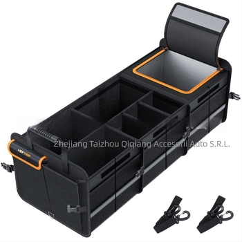 Cutie de depozitare auto izolare, impermeabilă, pliabilă, cu mâner și roți