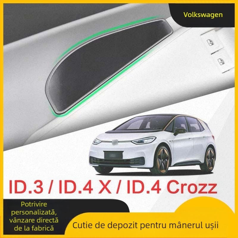 Cutie de depozitare pentru mânerul ușii VW ID3 – Plastic, Locație: ușa mașinii, Rezistență la compresie