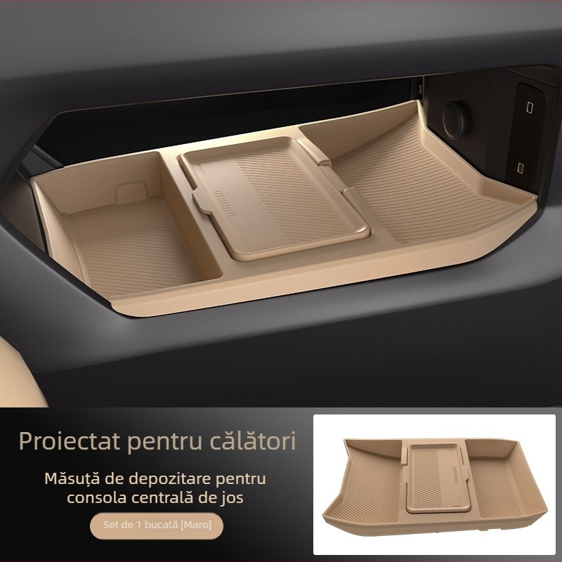 Boxă de depozitare inferioară a consolei centrale și cutie de braț de ușă pentru Jietu Traveler, accesorii interioare Shanhai T2