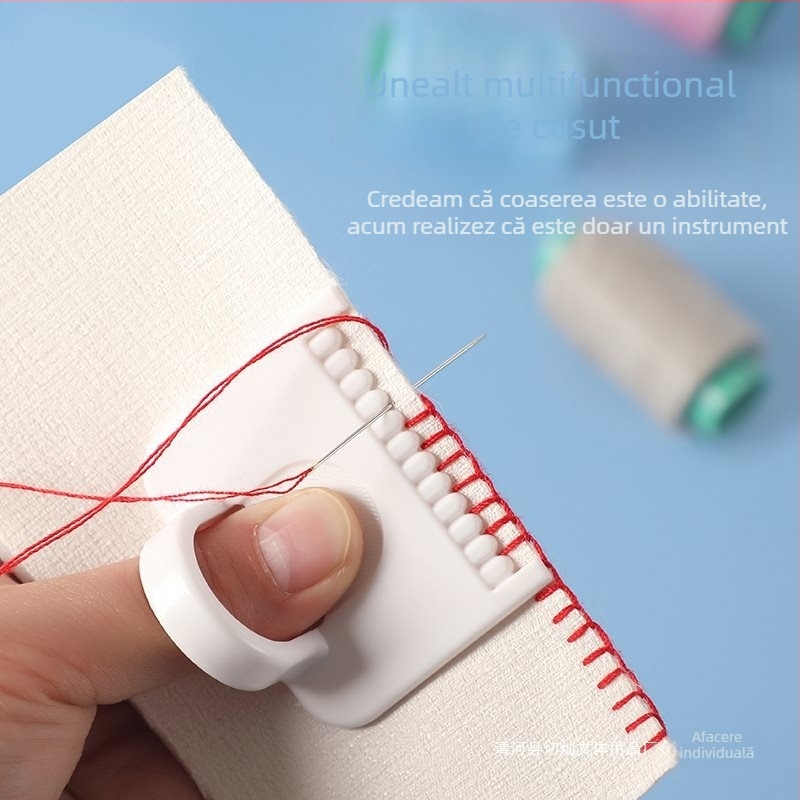 Unealtă manuală de cusut pentru sigilarea marginii țesăturii – pentru DIY, uz casnic