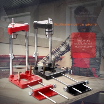 Woodpeckers locator portabil pentru găurire – locator de precizie pentru tâmplă, construcție din metal și plastic tehnic, pentru întreținere casnică