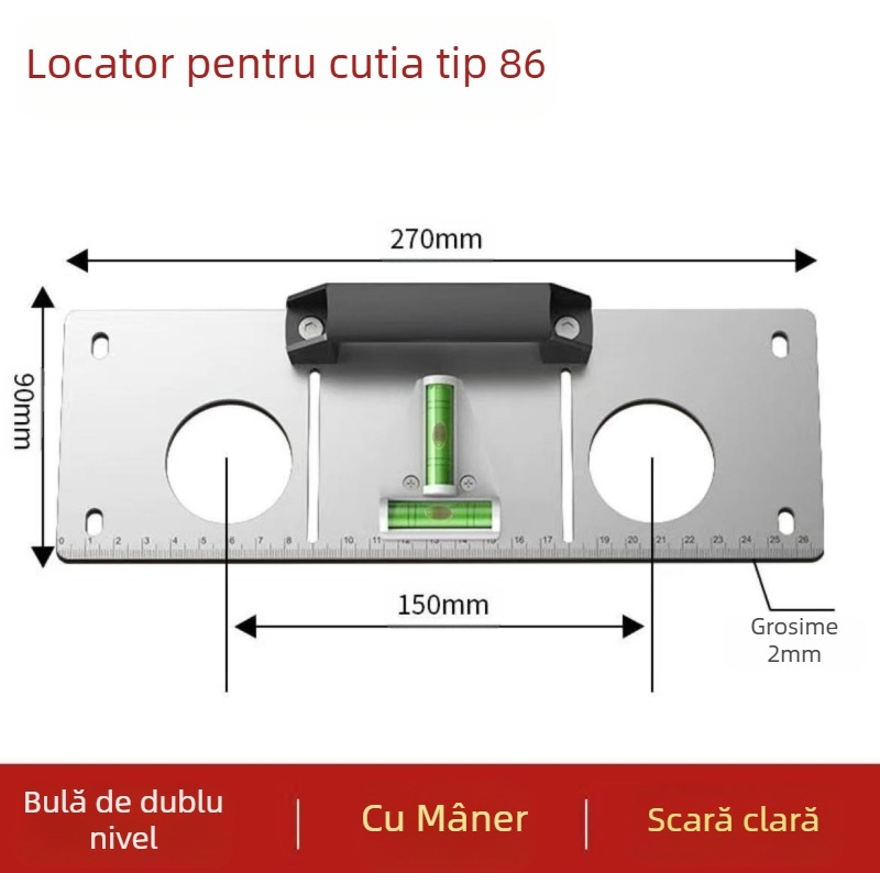 Unealtă electrică pentru perforarea găurilor, cu vârf ascuțit și mâner din oțel 40