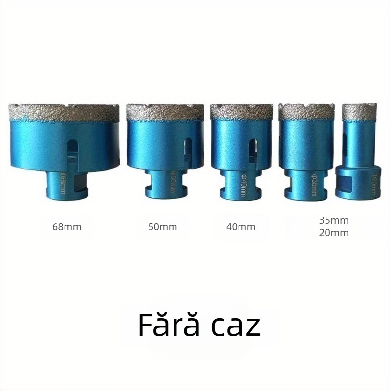 Set de 5 bucăți pentru găuri uscate cu filet M14 – scule pentru găuri în porțelan, granit, marmură și cărămidă vitrificată