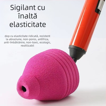 Instrument de aspirare pentru toaletă – Fine rock, PVC, 60 buc., lansat în 2017