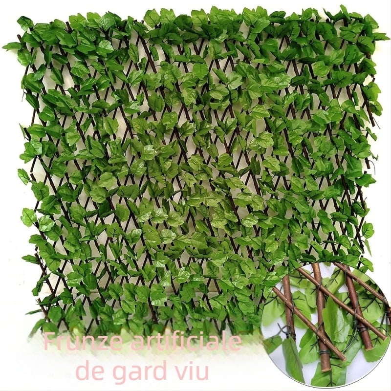 Frunze artificiale pentru gard Maple Leaf — plastic și flori de mătase, Five-color grass brand, turnare prin injecție, utilizare: alt scop