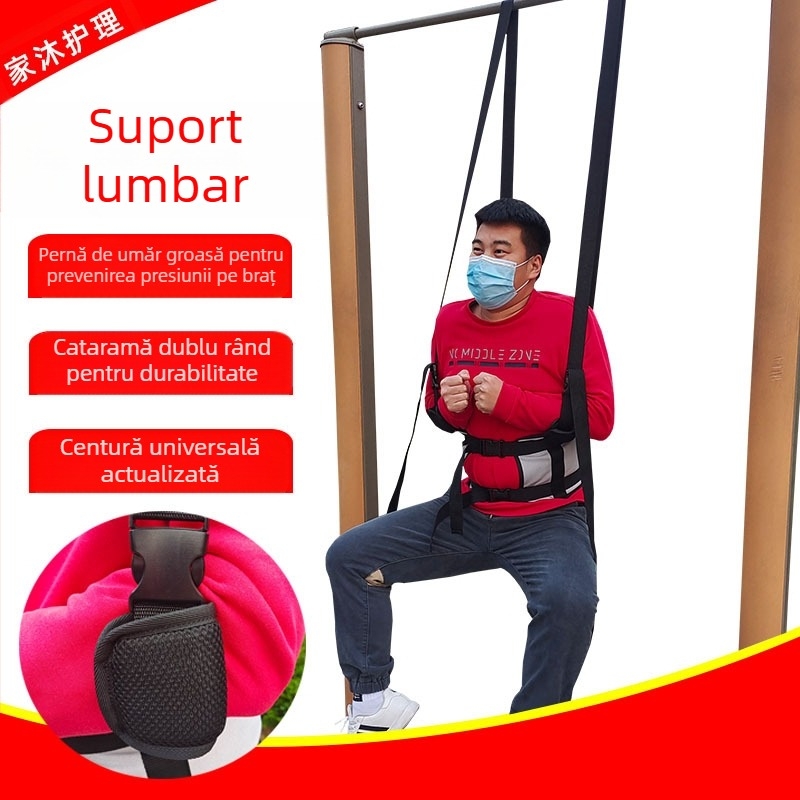 Centură de tracțiune lombară – Material: pânză din bumbac îngroșată, Modelul 025, Pentru talie