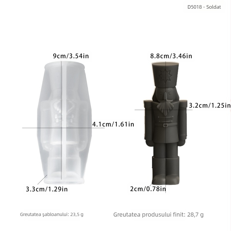Formă din silicon pentru rășină epoxidică – ornamente pentru păpuși, formă neregulată, potrivită pentru turnare în rășină și forme din ipsos pentru lumânări