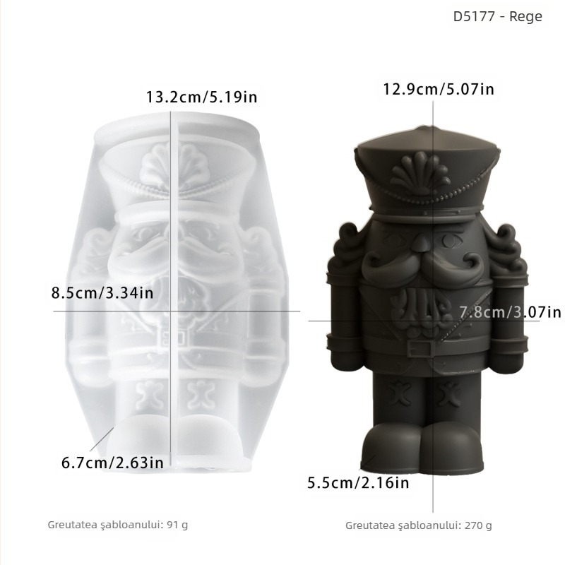 Formă din silicon pentru rășină epoxidică – ornamente pentru păpuși, formă neregulată, potrivită pentru turnare în rășină și forme din ipsos pentru lumânări