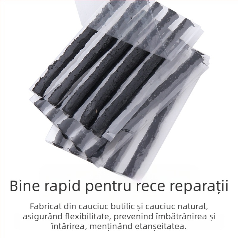 Kit de reparații anvelope, 34 piese, în geantă de pânză, Hongfeng Tools