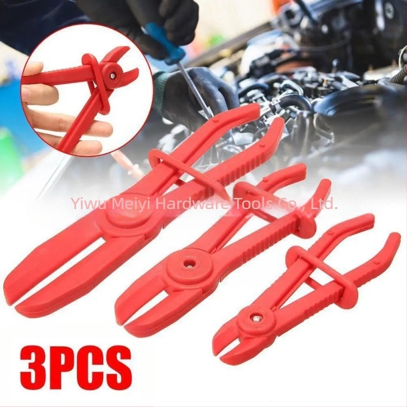 Meiyi Set de unelte pentru cleme de furtun din nylon pentru conducte auto – Clește pentru liniile de combustibil și apă