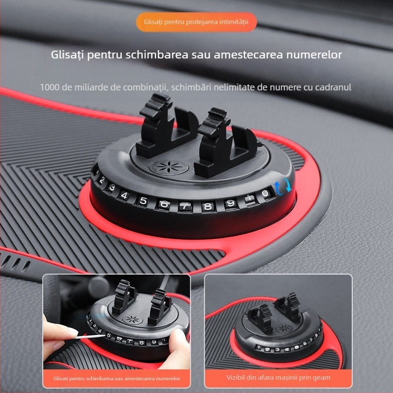 Rising PVC suport pentru telefon pentru bordul mașinii, cu pernă antiderapantă, fabricat în Guangdong