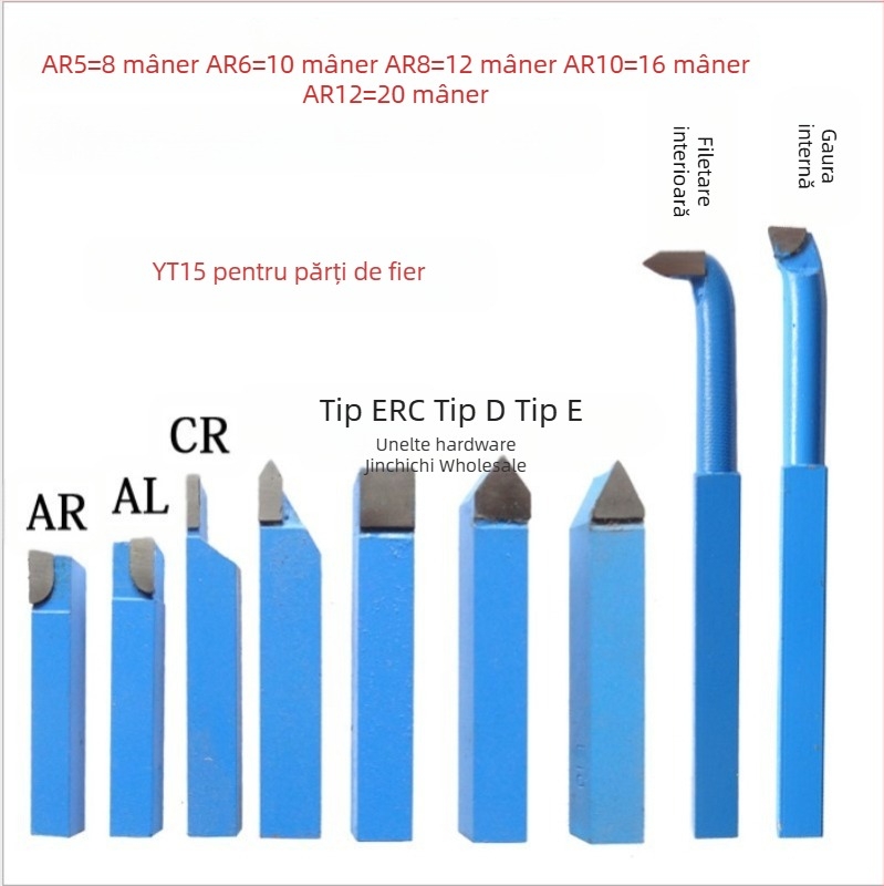Set de scule pentru strung de tip instrument - unealtă de tăiere prin sudură, marca YDL