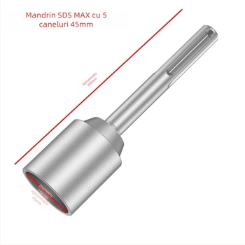 Burghiu SDS Max cu ciocan pentru electrician, metal, întreținere telecomunicații
