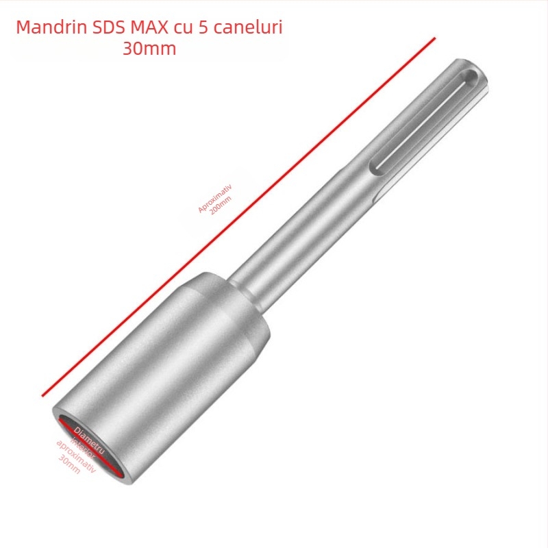 Burghiu SDS Max cu ciocan pentru electrician, metal, întreținere telecomunicații