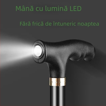Baozhi băț de drumeție, aliaj de aluminiu, telescopic în două segmente, greutate 400 g