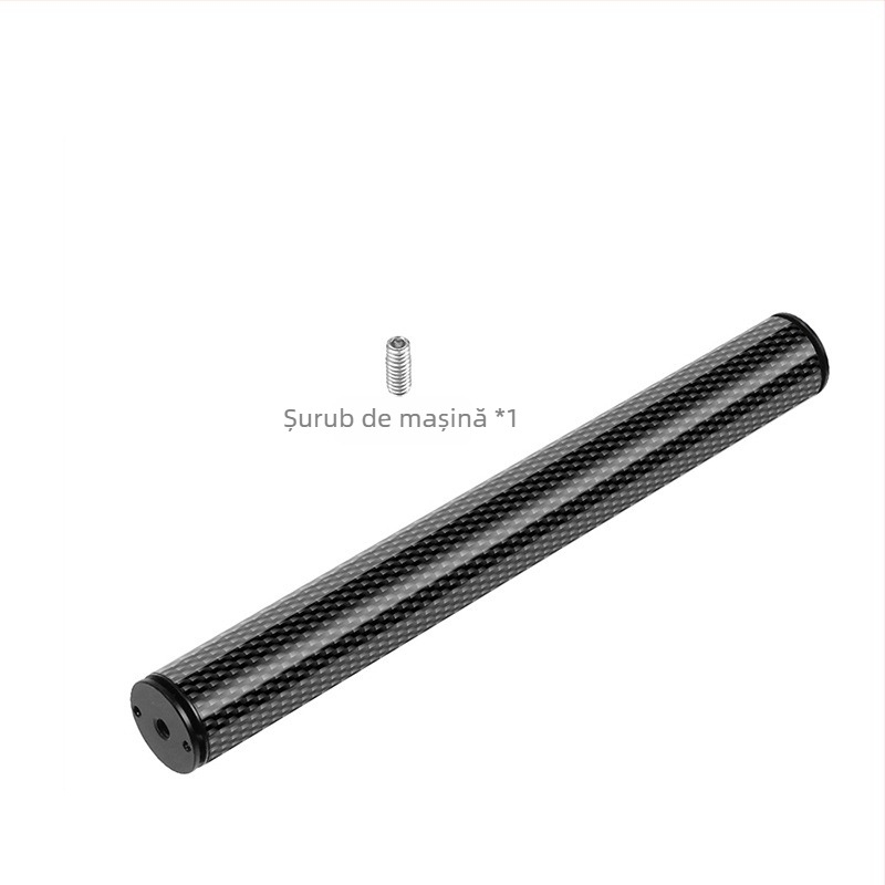 Selfie stick universal – braț extensibil din aliaj de aluminiu + fibră de carbon, braț plutitor, adaptor 1/4, compatibil cu Insta360 ONE R / GoPro 9/8/MAX / DJI Osmo Action