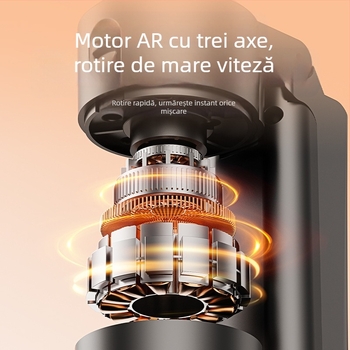 Monopod pentru selfie cu urmărire AI a feței și suport încorporat pentru cameră, aliaj de aluminiu, rotație verticală 360°, rotație orizontală 180°, greutate 620 g