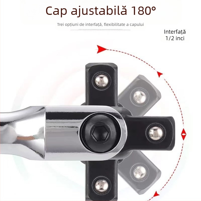 Socket wrench cu articulație universală mărită – Shengtuo oțel de unelte, placare cromată lucioasă, greutate 1000