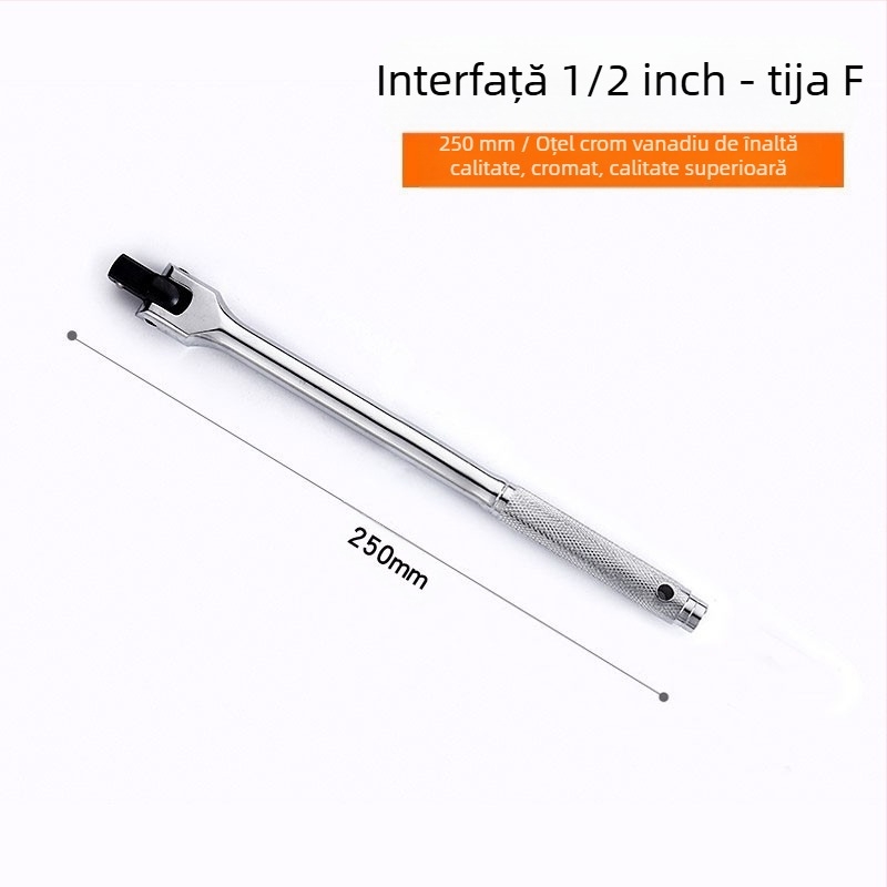 Socket wrench cu articulație universală mărită – Shengtuo oțel de unelte, placare cromată lucioasă, greutate 1000