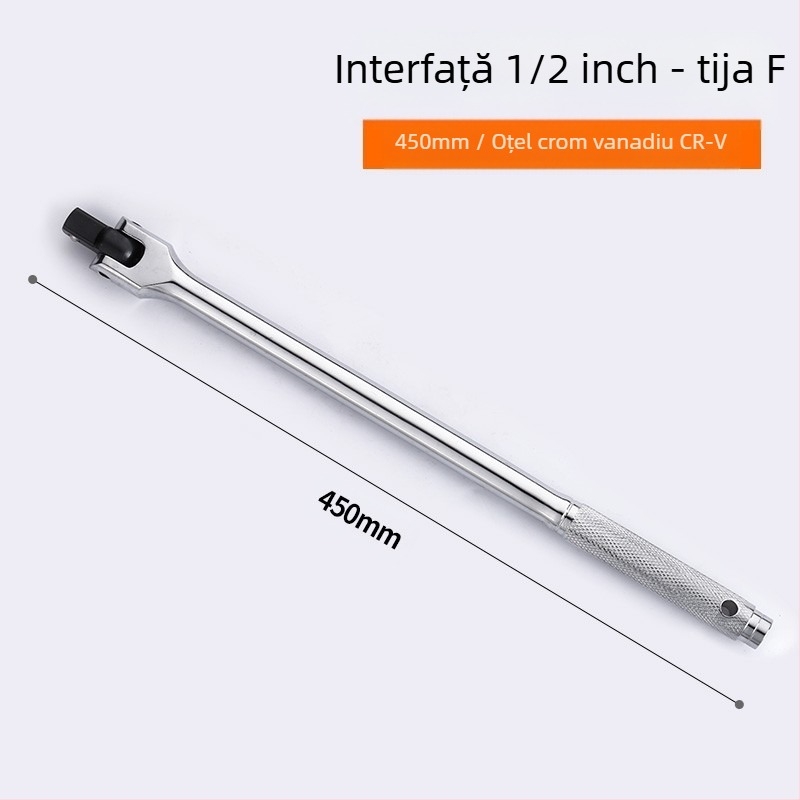 Socket wrench cu articulație universală mărită – Shengtuo oțel de unelte, placare cromată lucioasă, greutate 1000