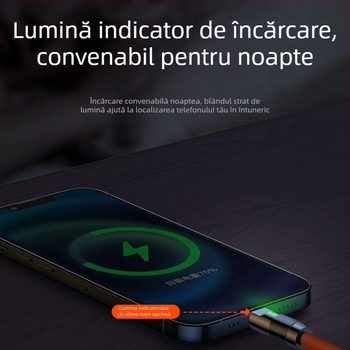 Xinyan Cablu Apple PD pentru iPhone 14 – Interfețe multiple: Lightning, USB-C, Micro USB, Mini USB; cablu împletit, încărcare rapidă 120W