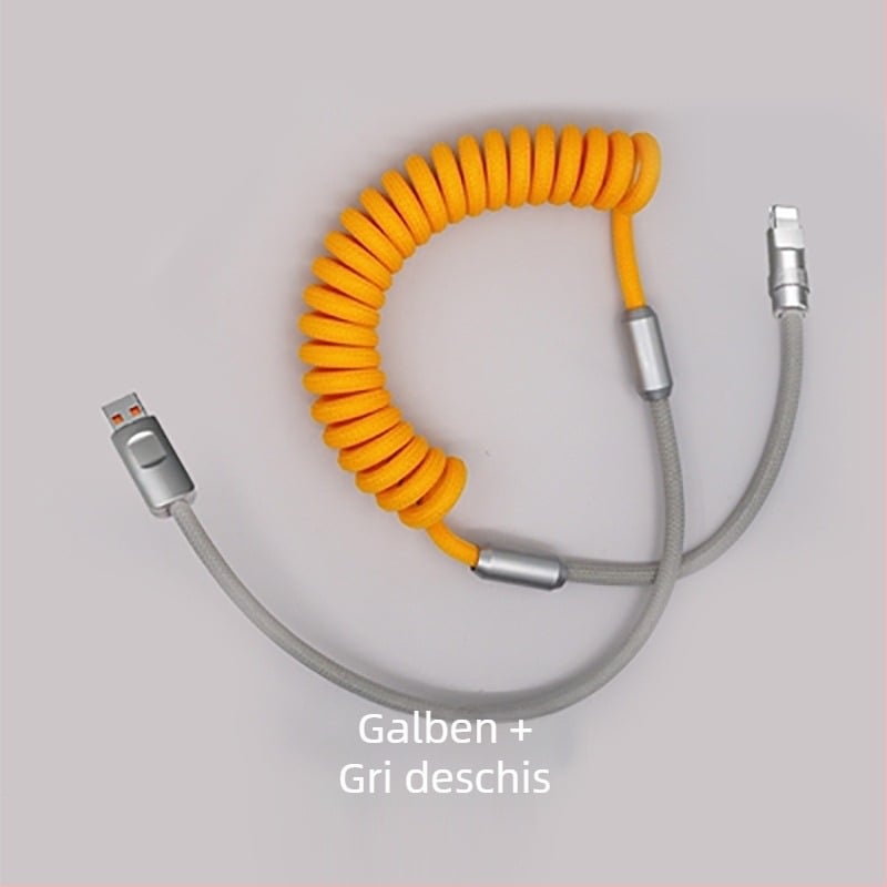 Xinyan Cablu Apple PD pentru iPhone 14 – Interfețe multiple: Lightning, USB-C, Micro USB, Mini USB; cablu împletit, încărcare rapidă 120W