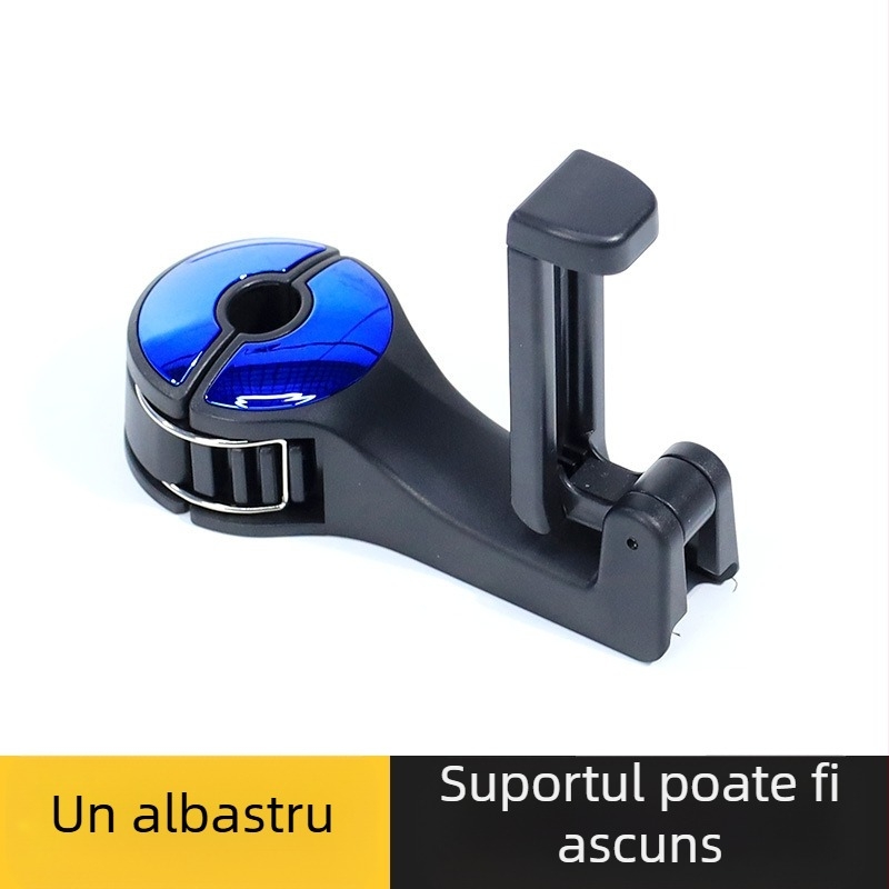 Cârlig auto pentru spatele scaunului cu suport pentru telefon — ABS (Brand: Shunwei; Model: Car hook; Tip: Hook; Material: ABS; Logo imprimat: OK)