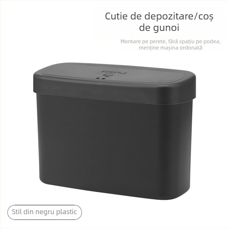 Coș de gunoi auto, piele, Chiefs, agățat pe ușă, impermeabil, imprimare logo