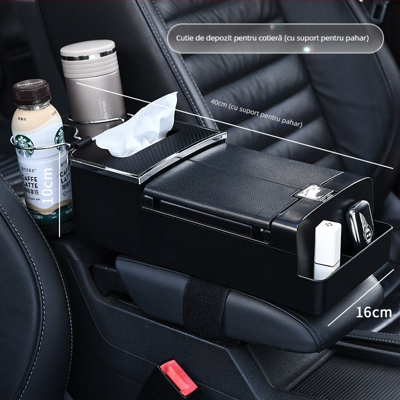 Cutie pentru șervețele auto și organizator pentru cotieră — din plastic, centrare pe scaunul din față, personalizare disponibilă, durată de viață 3–5 ani, Origine: Jinhua, Zhejiang