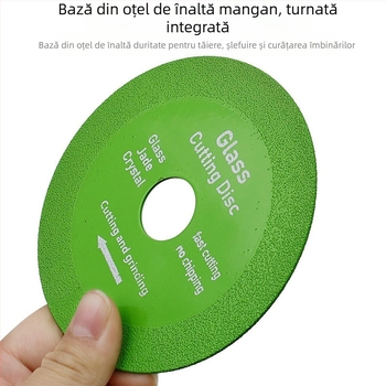 Disc diamant de tăiere pentru ceramică și plăci, polisare jad și sticlă cristal, marca Zhe liqiang