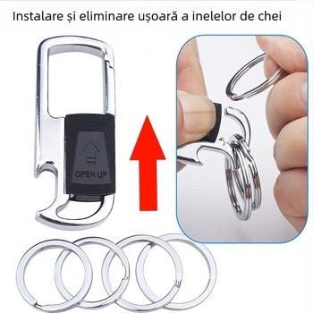 Lanț de chei pentru mașină din piele de struț, stil etnic, marcă Other, fără personalizare