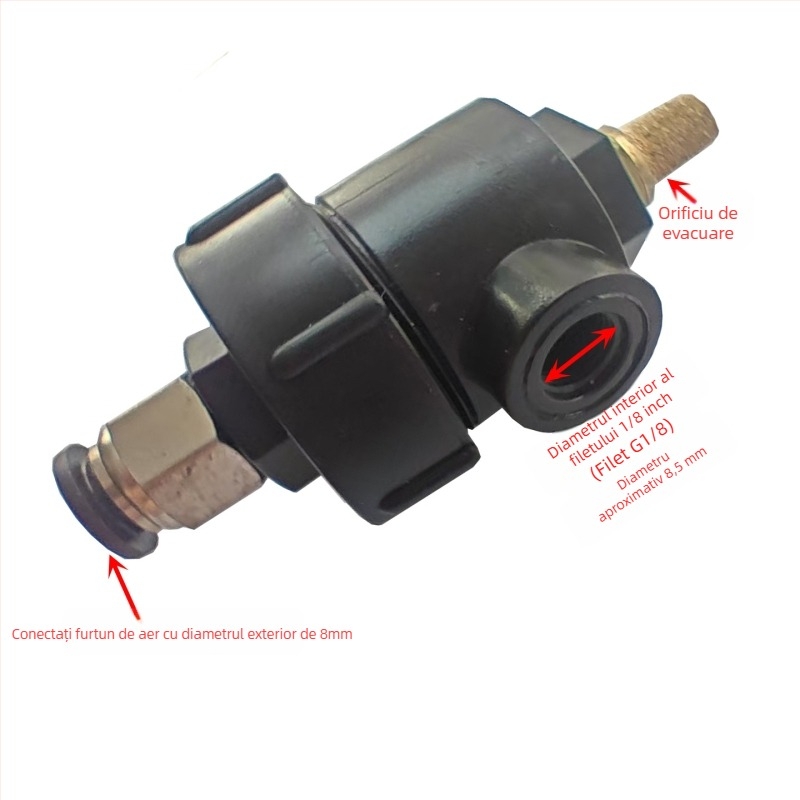 Valve evacuare cilindru pentru mașina de demontat anvelope — 0,2 kW, 220V, clemă inel exterior 8