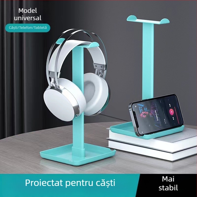 Suport de birou pentru căști, telefoane și tablete – Model Bracket z1, procesare OEM, garanție de 1 an