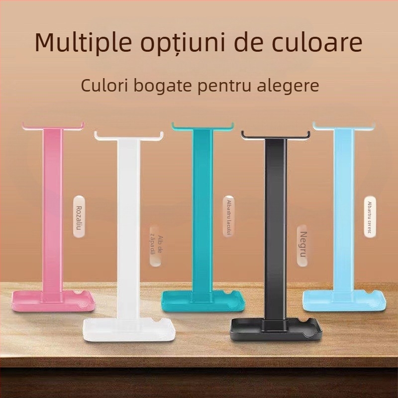 Suport de birou pentru căști, telefoane și tablete – Model Bracket z1, procesare OEM, garanție de 1 an