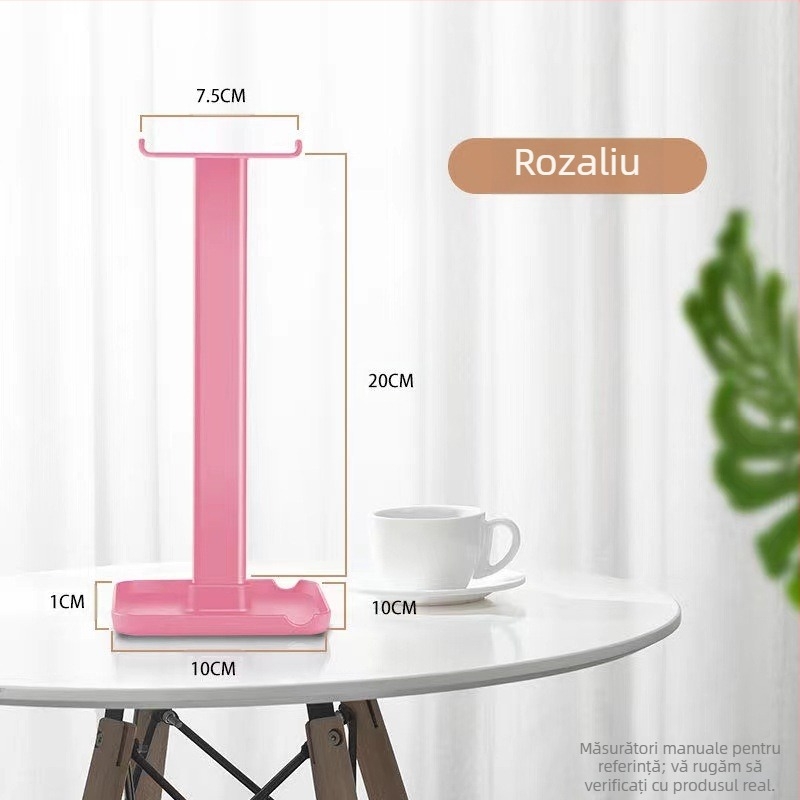 Suport de birou pentru căști, telefoane și tablete – Model Bracket z1, procesare OEM, garanție de 1 an