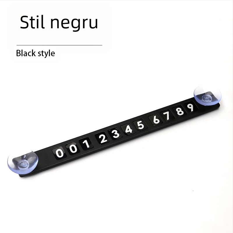Tablă temporară de parcare cu număr – aliaj de aluminiu, logo imprimat, personalizare disponibilă, brand YONG XUN