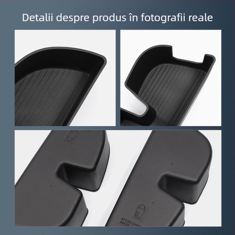 Cutie de depozitare pentru nișa ușii automobilului, material TPE, BYD compatibil, montaj tip scaun, rezistentă la presiune (TPE • BYD • nișa ușii • montaj tip scaun • rezistență la presiune)