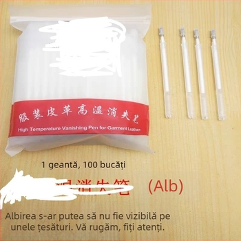 Refill pentru marker cu dispariție la temperatură înaltă pentru piele și țesături – lățime fir 1.0 mm, plastic, marcare industrială