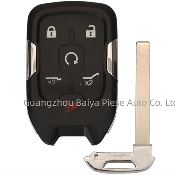 Cheie de telecomandă Chevrolet cu 3/4/5/6 butoane, 315/433MHz HYQ1AA/EA; lamă: cupru + plastic; carcasă: plastic; greutate 54.3 g