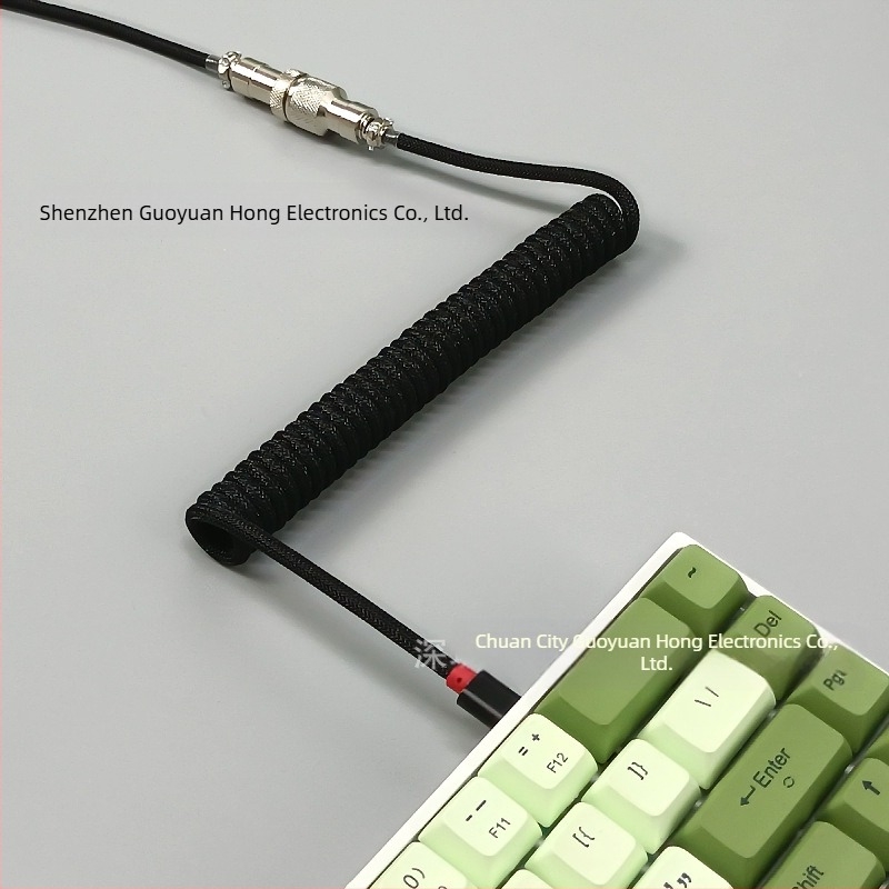 Cablul tastatură cu conector de tip avion, conductor din cupru, lungime 1.5 m, placat cu nichel, OEM disponibil