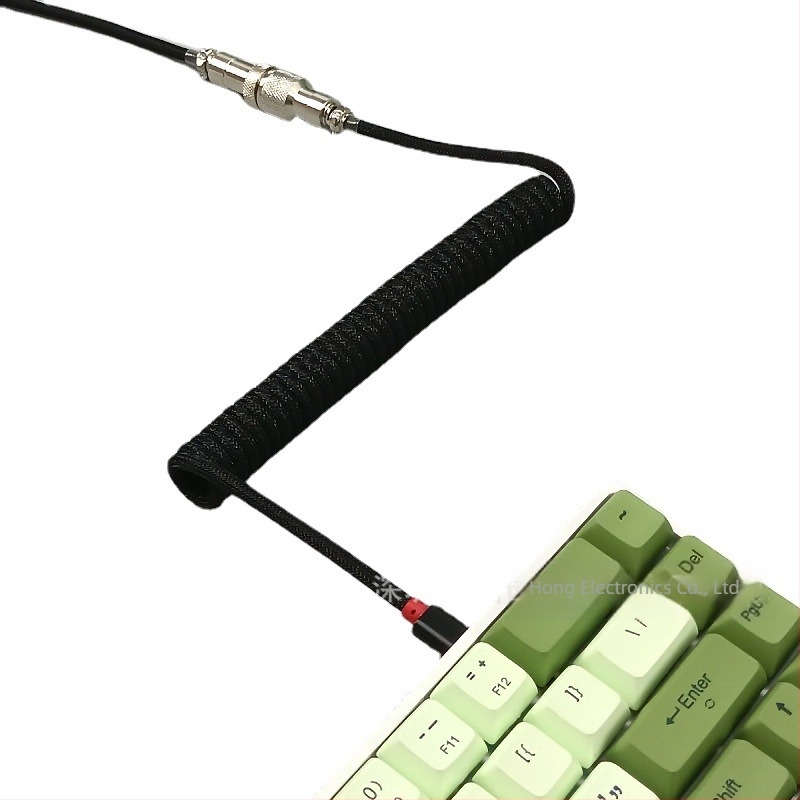 Cablul tastatură cu conector de tip avion, conductor din cupru, lungime 1.5 m, placat cu nichel, OEM disponibil