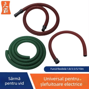 Set de accesorii pentru Festo Mocha Dry Mill – șlefuitor pneumatic montat pe perete, conductă de aspirare a prafului și cuplaj pentru furtun