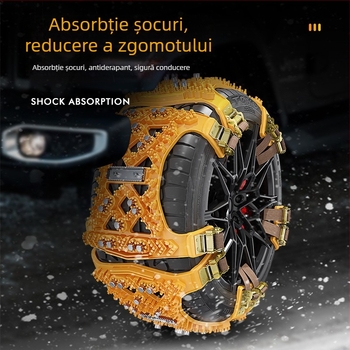 Lanturi de zăpadă pentru anvelope auto și SUV — universale, model 4030, greutate 0.7 kg, brand csxh